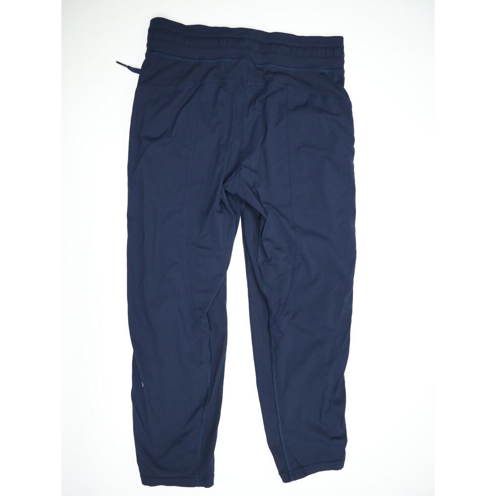 Lululemon Navy Blue Adjustable Hem Jogger Pants 8 Minimalist Athleisure Travel - Picture 8 of 13
